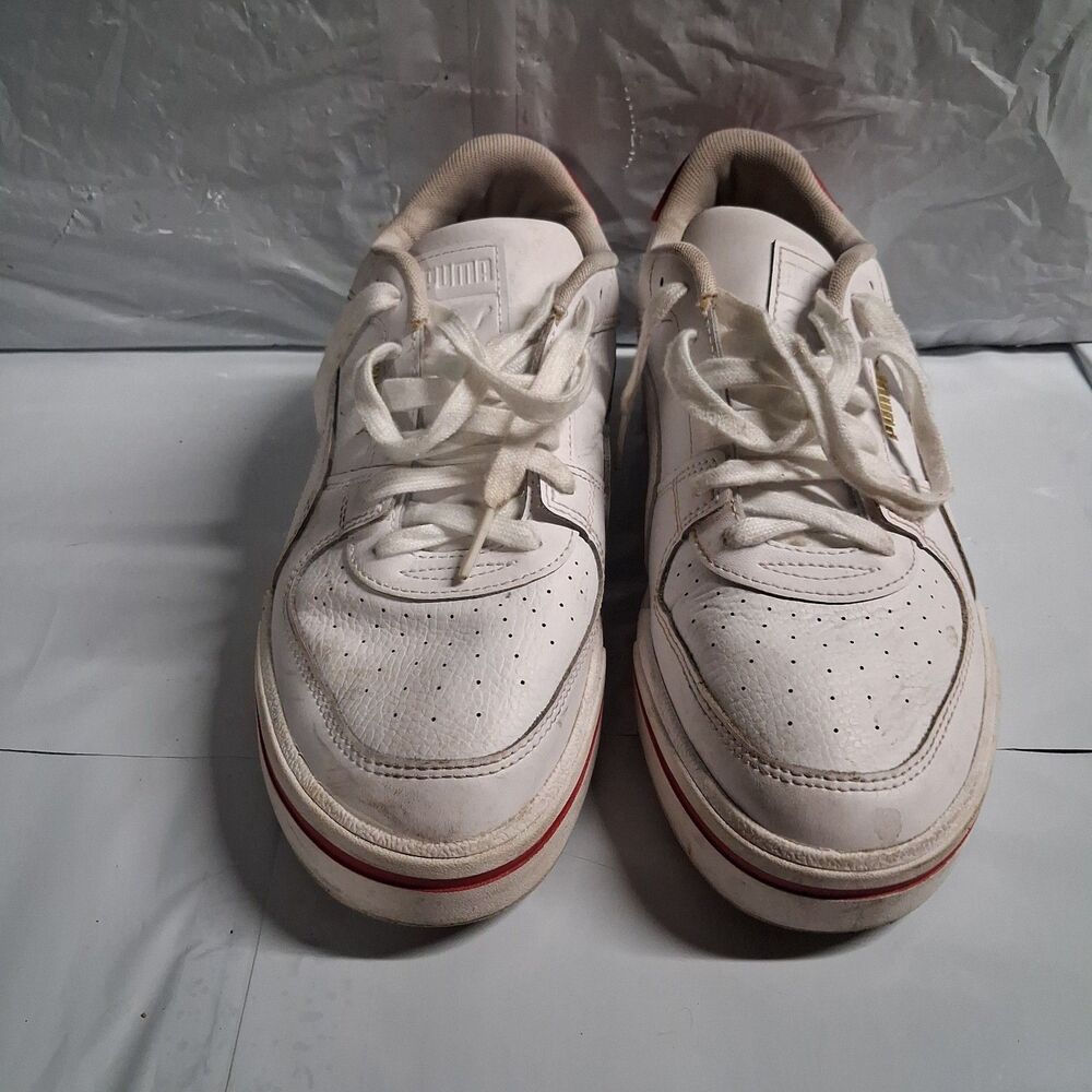 Puma Ca Pro Heritage Jr. Big Kids Sneaker/Athletic Shoe Size 7 White Gold Puma